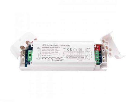 Ecopac ELED-20-250 700D Selectable Constant Current Dali Dimmable LED Driver  20W 250-700mA Supply