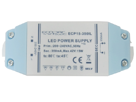 ECP15-S - Ecopac ECP-15 Series Constant Current LED Driver 15W 350mA – 700mA 20-42V Online Hot Sale