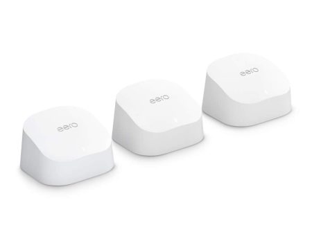 eero 6 Dual-Band Mesh Wi-Fi Router w Built-In Zigbee Hub (3-pack covers 5000 sq ft) Online Hot Sale