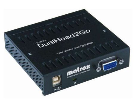 Matrox Dual Head 2 Go ROHS Compliant USB Powered D2G-A2A-IF For Discount