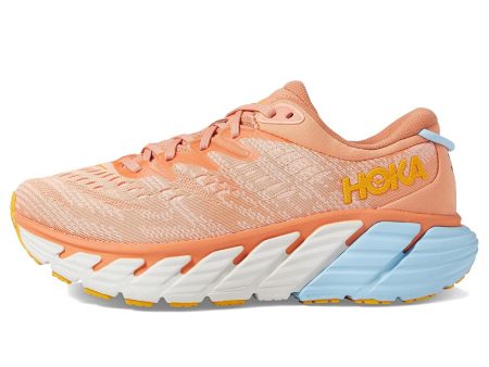 (Open Box) Hoka Gaviota 4 Women s Everyday Running Shoe - Shell Coral   Peach Parfait - Size 9.5 Cheap