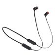 JBL Tune 125 - Bluetooth Wireless in-Ear Headphones with 3-Button Mic Remote and Flat Cable - Black For Cheap