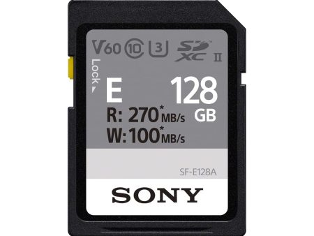 Sony 128GB E Series UHS-II SDXC Memory Card Supply