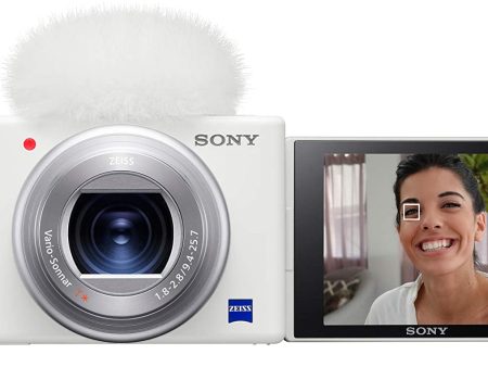 Sony ZV-1 Camera for Content Creators and Vloggers - White Online Sale