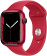 (Open Box) Apple Watch Series 7 GPS, 45mm (PRODUCT)RED Aluminum Case with (PRODUCT)RED Sport Band on Sale