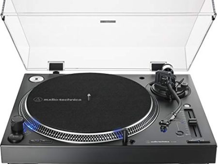 Audio-Technica AT-LP140XP-BK Direct-Drive Professional DJ Turntable, Black For Cheap