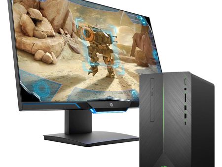 HP 690-0009 Gaming Desktop Computer with 24.5-in 1ms Monitor Online Hot Sale