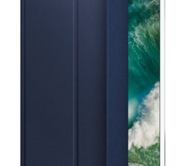 (Open Box) Apple Leather Smart Cover for 10.5 iPad Pro - Midnight Blue Online Sale