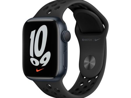 (Open Box) Apple Watch Nike SE GPS, 44mm Space Gray Aluminum Case with Anthracite Black Nike Sport Band Fashion