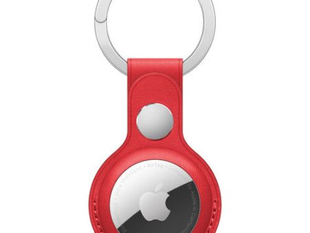 Apple AirTag Leather Key Ring - (PRODUCT)RED Online Hot Sale