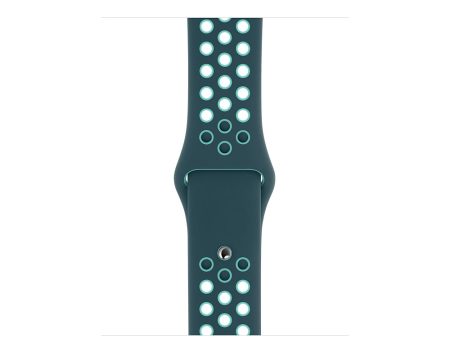 Apple 40mm Midnight Turquoise Aurora Green Nike Sport Band - Regular for Watch For Sale