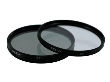 Dolica CF-K62 62mm UV and CPL Filter Kit Online