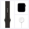 (Open Box) Apple Watch Series 6 GPS, 44mm Space Gray Aluminum Case w Black Sport Band on Sale