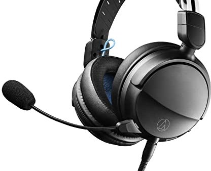 Audio-Technica ATH-GL3BK Closed-Back Gaming Headset, Black For Cheap