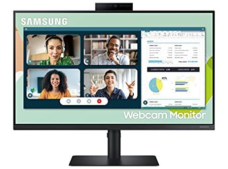 (Open Box) Samsung LS24A400VENXZA 24-in 1080p Monitor, 75Hz, Webcam For Cheap