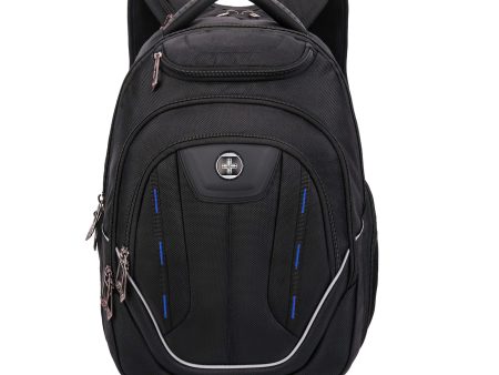 Swissdigital Terabyte Black Blue Computer Backpack For Sale