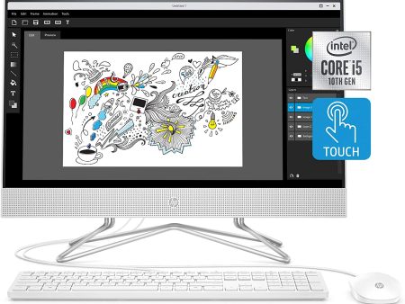 HP Pavilion 24-df0170 All-in-One Computer 23.8-Inch FHD Display i5-1135G7 12GB 512GB SSD Windows 10 Home - Snow White For Cheap