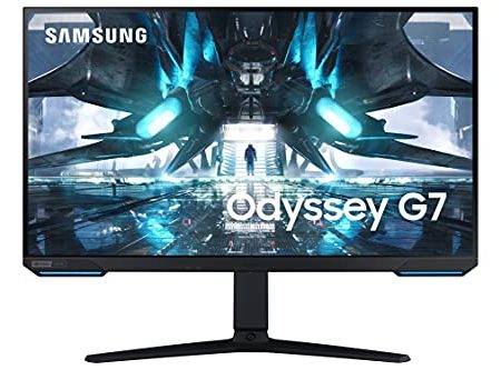 SAMSUNG 28 inch Gaming Monitor 144hz 1ms, 4K IPS Monitor, G-Sync, HDR 400, CoreSync, Monitor Adjustable Height, Odyssey G7, G70A (LS28AG700NNXZA) Cheap