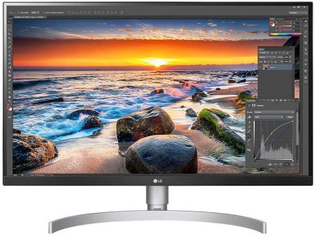 LG 27-in 4K UHD Monitor for Business with Ergonomic Stand 27BL85U-W For Discount