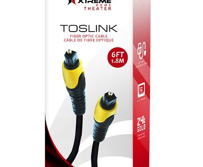 Xtreme Fiber Optic Toslink Cable, 6ft Sale