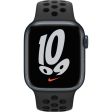 Apple Watch Nike Series 7 GPS, 41mm Midnight Aluminum Case with Anthracite Black Nike Sport Band on Sale