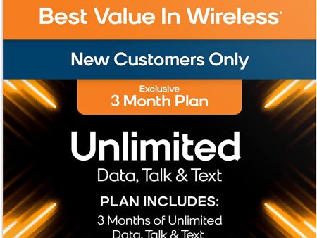 Boost Mobile Preloaded SIM Card - 3month Unlimited - Bring Your Own Phone Online Hot Sale