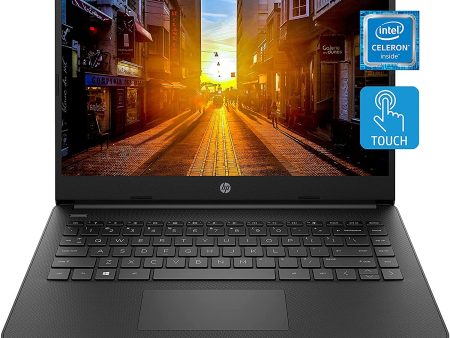 (Open Box) HP 14-dq0060nr 14-in HD Touch 4GB 64GB eMMC UMA Win 10 S w  Office 365 Jet Black on Sale