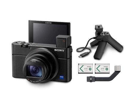 Sony DSC-RX100 VII Digital Camera with Shooting Grip Kit Bundle For Sale