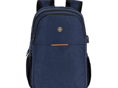 Swissdigital Biberstein Computer Backpack - Dark Blue Fashion