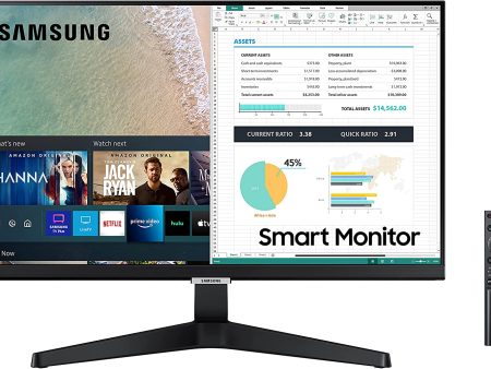 (Open Box) SAMSUNG 24-in M5 Smart Monitor with Netflix, YouTube, HBO, Prime Video and Apple TV Online Hot Sale