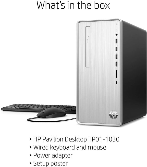 HP Pavilion TP01-1030 Desktop Computer i3-10100 8GB 512GB SSD Windows 10 Home For Sale