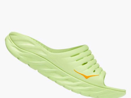 (Open Box) Hoka Ora Recovery Slide (Unisex) - Butterfly   Radiant Yellow - Size M10 W12 Fashion