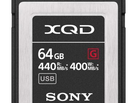 Sony Professional XQD G Series 64GB Memory Card (QD-G64F J) Online Hot Sale