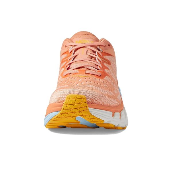 (Open Box) Hoka Gaviota 4 Women s Everyday Running Shoe - Shell Coral   Peach Parfait - Size 9.5 Cheap