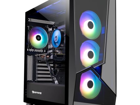 iBUYPOWER Gaming Desktop Computer SlateMR 249a | R5 3600 8 GB GTX 1650 4 GB 500 GB SSD w  Fan Cooling Fashion