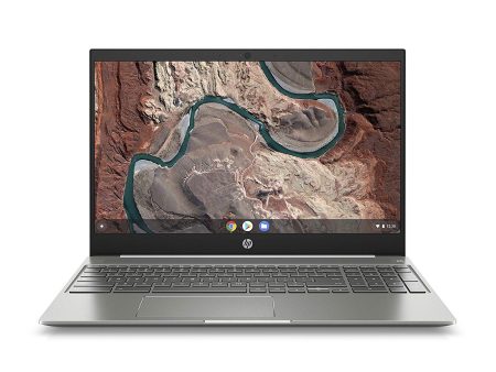 (Open Box) HP Chromebook 15-de0010nr Pentium N4417U DC 15.6  FHD IPS Touch 4GB  64GB eMMC UMA Chrome Ceramic White Mineral Silver Online