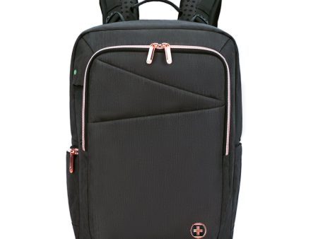 Swissdigital Katy Rose Black Computer Backpack with Built In Massager Hot on Sale