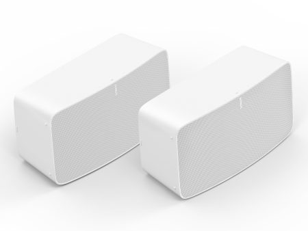 SONOS Five Two Room Pro Set - White (Pair) on Sale