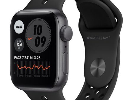 (Open Box) Apple Watch Nike SE GPS, 40mm Space Gray Aluminum with Anthracite Black Nike Sport Band Supply