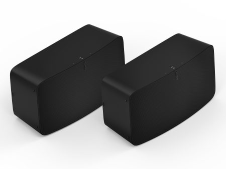 SONOS Five Two Room Pro Set - Black (Pair) Supply