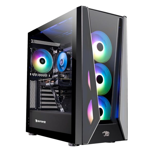 iBUYPOWER Gaming Desktop Computer TraceMR 262i | i5-12400F 16 GB RTX 3060 12 GB 500 GB SSD w  Fan Cooling Discount