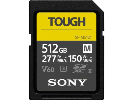 Sony 512 GB Tough M Series UHS-II SDXC Memory Card Cheap