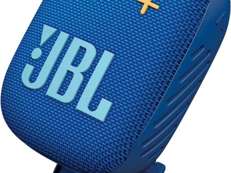 JBL Wind 3 FM Handlebar Bluetooth Speaker for Bicycle - Blue For Sale