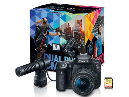 Canon EOS 90D DSLR Camera with Video Creator Kit on Sale