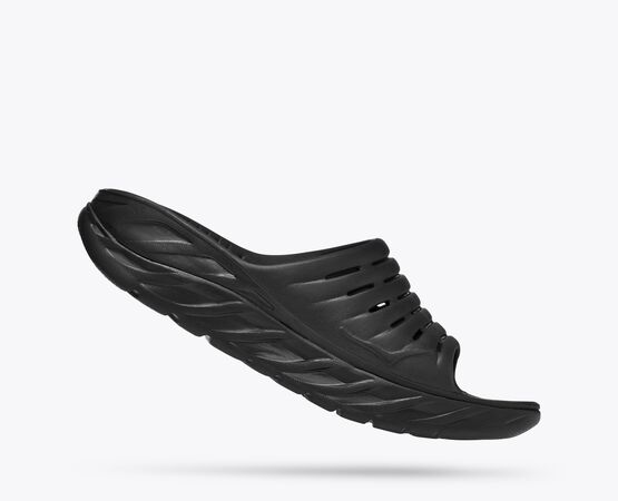 (Open Box) Hoka Ora Recovery Slide (Unisex) - Black - Size M10 W12 For Sale