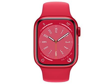 Apple Watch Series 8 GPS + Cellular 41mm (PRODUCT)RED Aluminum Case w (PRODUCT)RED Sport Band - M L (2022) Online Sale