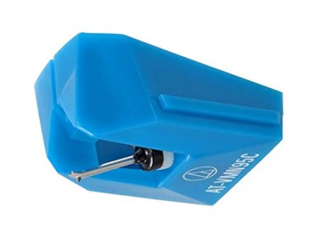 Audio-Technica AT-VMN95C Conical Replacement Turntable Stylus, Blue Hot on Sale