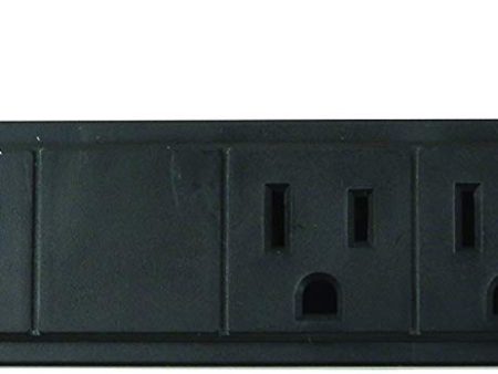 Xtreme Cables 3 Outlet Power Strip w  2 USB Ports, Black Online now