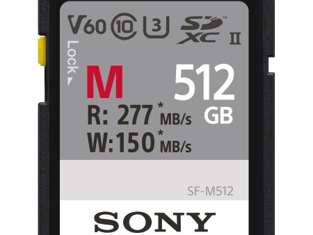 Sony 512 GB M Series UHS-II SDXC Memory Card Cheap