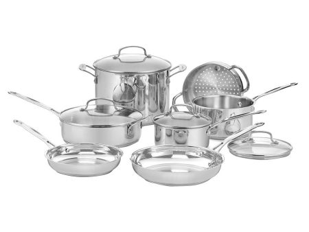 Cuisinart 11-Piece Chef s Classic Cookware Set Hot on Sale